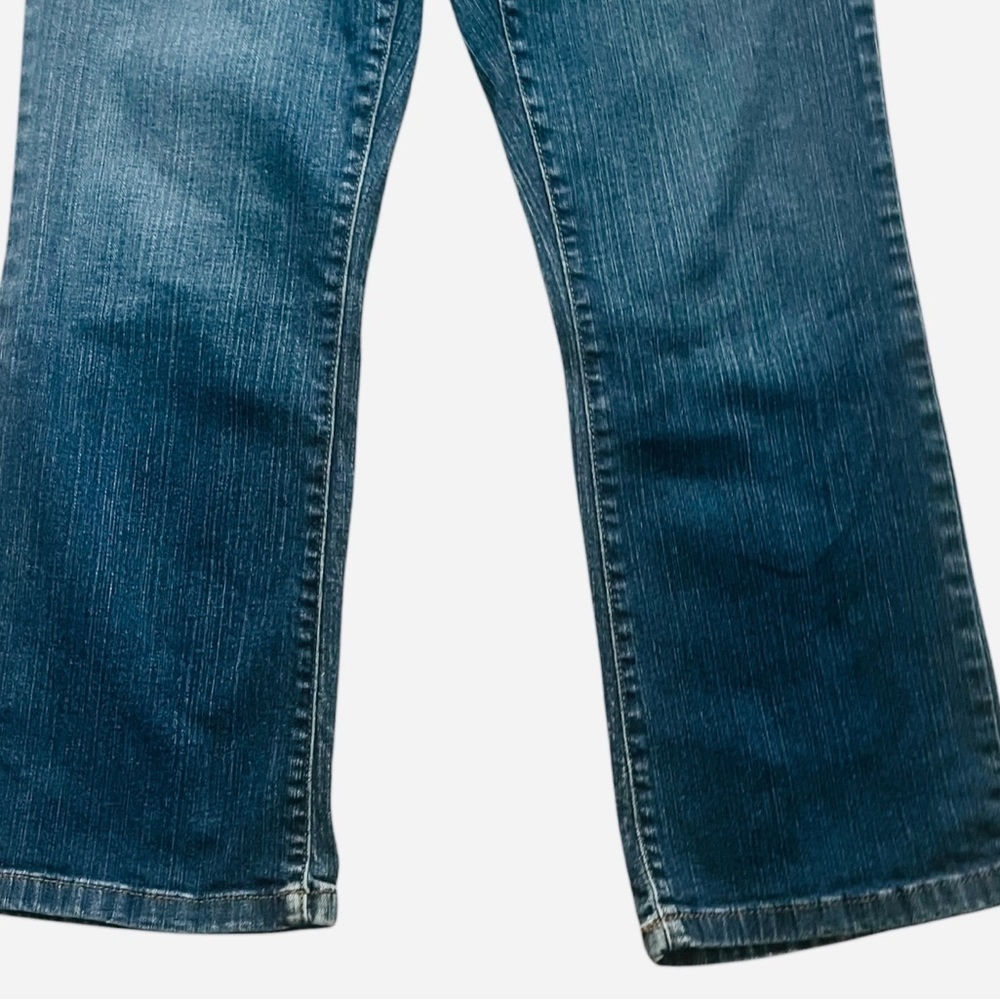 DKNY Ludlow denim blue jeans petites 12R 5 pocket design zipper button stretchy - Picture 7 of 16